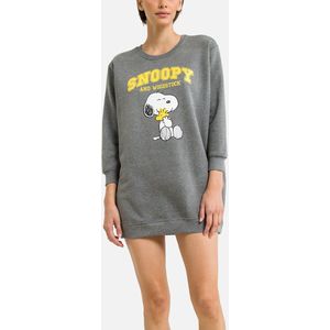 Lange sweater homewear Snoopy SNOOPY. Katoen materiaal. Maten M. Grijs kleur