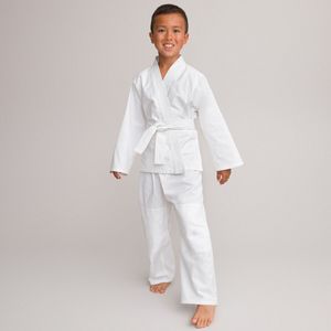 Kimono voor judo LA REDOUTE COLLECTIONS. Katoen materiaal. Maten 8 jaar - 126 cm. Wit kleur