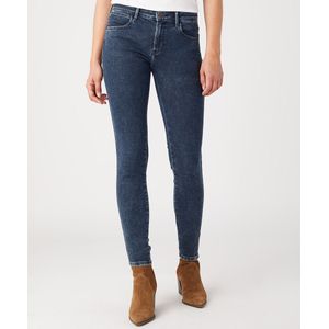 Skinny jeans, standaard taille WRANGLER. Denim materiaal. Maten Maat 30 (US) - Lengte 32. Blauw kleur