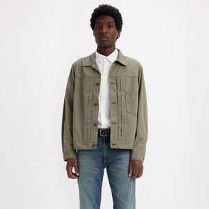 Jeans jacket trucker type 1 LEVI'S. Katoen materiaal. Maten XL. Groen kleur