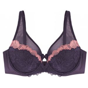 Foulard BH DORINA. Polyamide materiaal. Maten 100F FR - 85F EU. Violet kleur
