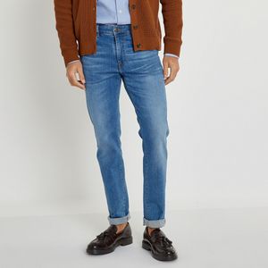 Slim jeans LA REDOUTE COLLECTIONS. Katoen materiaal. Maten 44 FR - 48 EU. Blauw kleur