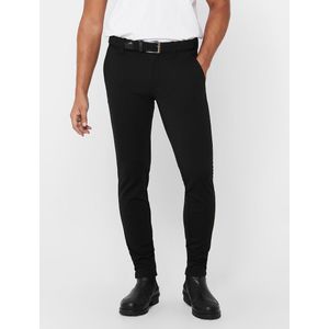 Slim broek, stretch, Mark ONLY & SONS. Viscose materiaal. Maten W32 - Lengte 32. Zwart kleur