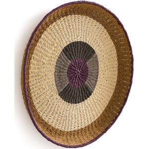 Wanddecoratie Ø69 cm, Onaga LA REDOUTE INTERIEURS. Papier materiaal. Maten één maat. Multicolor kleur