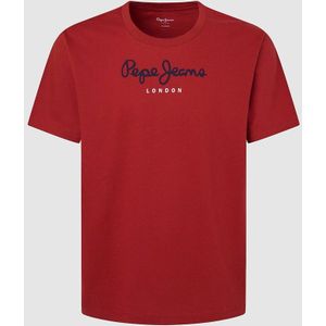 T-shirt met ronde hals Eggo PEPE JEANS. Katoen materiaal. Maten L. Rood kleur