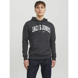 Hoodie met logo JACK & JONES. Katoen materiaal. Maten XXL. Zwart kleur