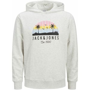 Hoodie met print JACK & JONES. Katoen materiaal. Maten XL. Beige kleur