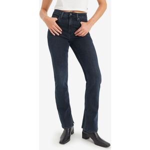 Jeans 725™ HR Slit Bootcut LEVI'S. Denim materiaal. Maten Maat 26 (US) - Lengte 32. Blauw kleur