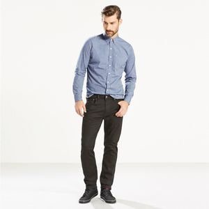 Rechte regular taper jeans 502™ LEVI'S. Katoen materiaal. Maten Maat 30 (US) - Lengte 30. Zwart kleur