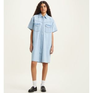 Oversized jeansjurk LEVI'S. Denim materiaal. Maten S. Blauw kleur