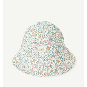 Bedrukte bucket hat junior TAPE A L'OEIL. Katoen materiaal. Maten 4/6 jaar - 102/114 cm. Roze kleur