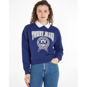 Sweater met print vooraan TOMMY JEANS. Katoen materiaal. Maten L. Blauw kleur