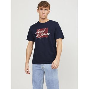 T-shirt met ronde hals en logo JACK & JONES. Katoen materiaal. Maten M. Blauw kleur