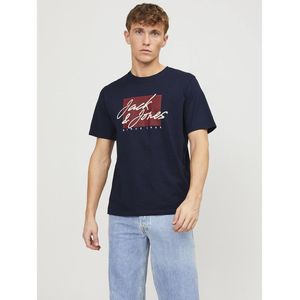 T-shirt met ronde hals en logo JACK & JONES. Katoen materiaal. Maten XL. Blauw kleur