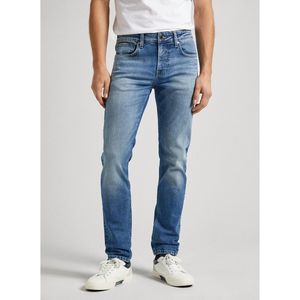 Slim jeans PEPE JEANS. Katoen materiaal. Maten Maat 34 (US) - Lengte 32. Blauw kleur