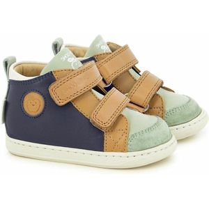 Sneakers Bouba New Scratch SHOO POM. Leer materiaal. Maten 22. Kastanje kleur