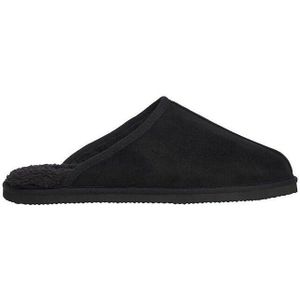 Gevoerde pantoffels Dudely JACK & JONES. Polyester materiaal. Maten 41. Zwart kleur