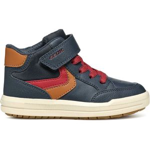 Hoge, ademende sneakers Arzach GEOX. Polyurethaan materiaal. Maten 38. Blauw kleur