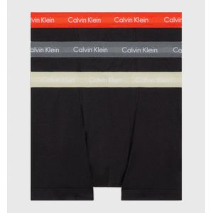 Set van 3 boxershorts in stretch katoen CALVIN KLEIN UNDERWEAR. Katoen materiaal. Maten M. Oranje kleur