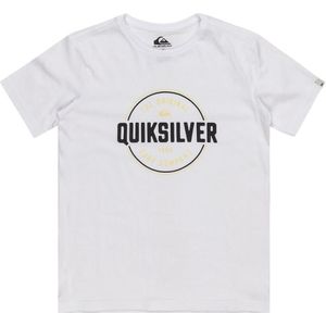T-shirt met korte mouwen QUIKSILVER. Katoen materiaal. Maten 10 jaar - 138 cm. Wit kleur