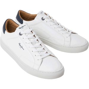 Lage sneakers Joe Basic PEPE JEANS. Polyester materiaal. Maten 40. Wit kleur