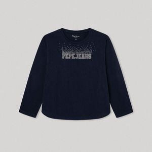 T-shirt met lange mouwen PEPE JEANS. Katoen materiaal. Maten 10 jaar - 138 cm. Blauw kleur