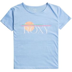 T-shirt met korte mouwen ROXY. Katoen materiaal. Maten 10 jaar - 138 cm. Blauw kleur