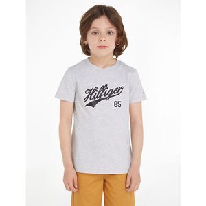 T-shirt met korte mouwen, 10-16 jaar TOMMY HILFIGER. Katoen materiaal. Maten 16 jaar - 174 cm. Grijs kleur