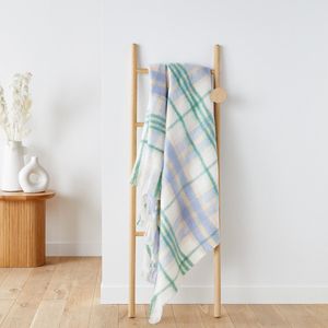 Geruite plaid met franjes, Armand