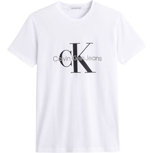 T-shirt ronde hals Core Monogram CALVIN KLEIN JEANS. Katoen materiaal. Maten XL. Wit kleur