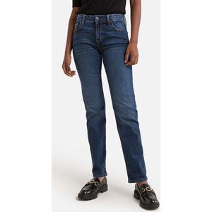Rechte jeans, medium taille ESPRIT. Katoen materiaal. Maten Maat 30 (US) - Lengte 32. Blauw kleur