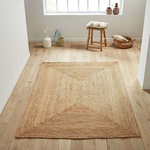 Rechthoekig tapijt in jute Aftas LA REDOUTE INTERIEURS. Jute materiaal. Maten 200 x 290 cm. Beige kleur