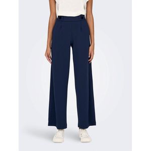 Wijde broek met hoge taille JDY. Polyester materiaal. Maten XXL / L32. Zwart kleur