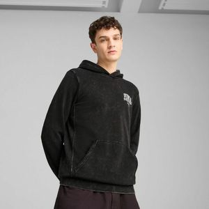 Afgewassen hoodie PUMA Class PUMA. Katoen materiaal. Maten XL. Zwart kleur