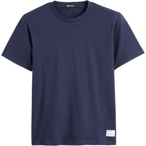 Recht T-shirt met korte mouwen REPLAY. Katoen materiaal. Maten XL. Groen kleur