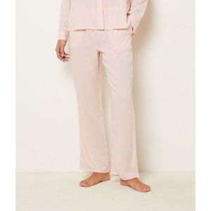Pyjamabroek Justine ETAM. Linnen materiaal. Maten XL. Roze kleur