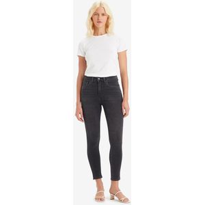 Skinny jeans 721 High Rise LEVI'S. Denim materiaal. Maten Maat 31 (US) - Lengte 32. Grijs kleur