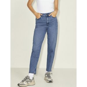Mom jeans met hoge taille JJXX. Denim materiaal. Maten Maat 28 US - Lengte 32. Blauw kleur
