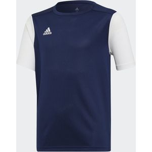 T-shirt met korte mouwen adidas Performance. Katoen materiaal. Maten 7/8 jaar - 120/126 cm. Blauw kleur