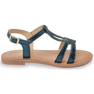 Sandalen in leer Backle LES TROPEZIENNES PAR M BELARBI. Leer materiaal. Maten 28. Blauw kleur