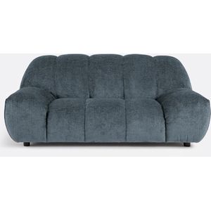 La Redoute Intérieurs - Nuria - 2-zits Zetel - Blauw - Fluweel