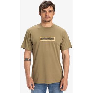 T-shirt met korte mouwen en logo QUIKSILVER. Katoen materiaal. Maten XS. Groen kleur