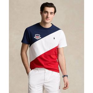 Recht T-shirt in jersey JO France POLO RALPH LAUREN. Katoen materiaal. Maten XL. Multicolor kleur