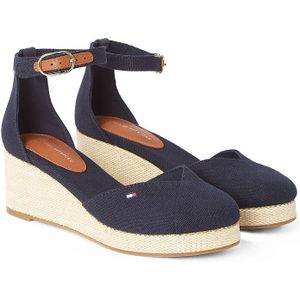 TOMMY HILFIGER - Gesloten Sandalen - Marineblauw - Katoen