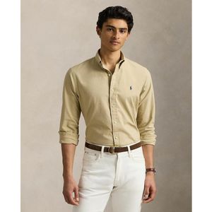 Getailleerd Oxford overhemd POLO RALPH LAUREN. Katoen materiaal. Maten XL. Beige kleur
