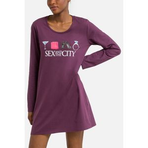 Nachthemd Sex and the city SEX AND THE CITY. Katoen materiaal. Maten XL. Rood kleur