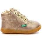 Bottines in leer met veters Kickbillista KICKERS. Leer materiaal. Maten 26. Beige kleur
