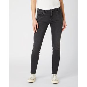 Skinny jeans, standaard taille WRANGLER. Denim materiaal. Maten Maat 26 (US) - Lengte 30. Blauw kleur