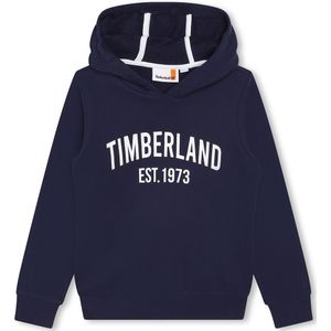 Hoodie in molton TIMBERLAND. Katoen materiaal. Maten 14 jaar - 162 cm. Blauw kleur