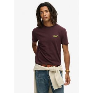 T-shirt Essential Logo SUPERDRY. Katoen materiaal. Maten M. Rood kleur